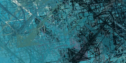 Crazy sketch random pattern. Creative chaos and variety structure. Modern art drawing painting. 2d illustration. Digital texture wallpaper. Artistic sketch draw backdrop material. 