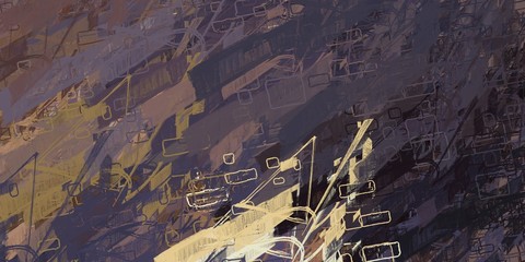 Canvas painting. Colorful background texture. 2d illustration. Texture backdrop. Creative chaos structure.