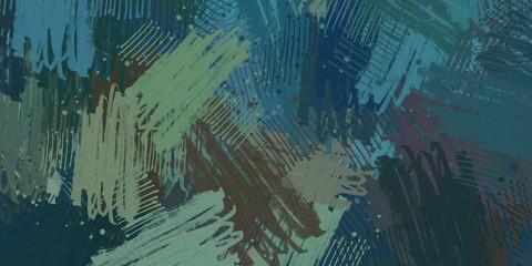 Canvas painting. Colorful background texture. 2d illustration. Texture backdrop. Creative chaos structure.