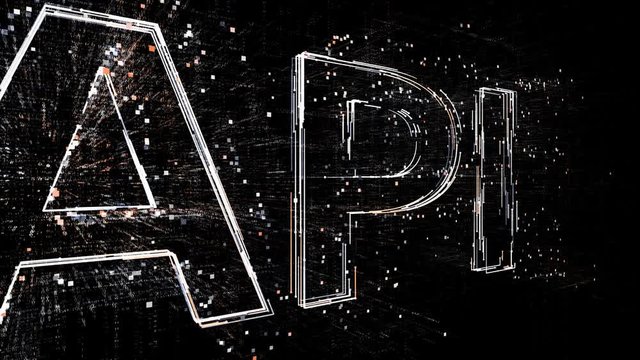 4k API Application Programming Interface language word tag cloud,binary computer code.The Matrix style binary computer code shaped text design animation,changing from zero to one digits4k API Applicat
