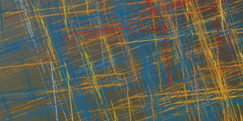 Crazy sketch random pattern. Creative chaos and variety structure. Modern art drawing painting. 2d illustration. Digital texture wallpaper. Artistic sketch draw backdrop material. 