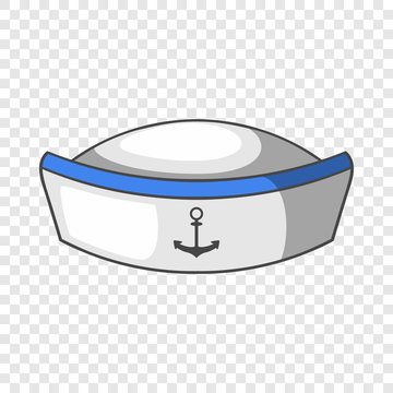 Sailor hat icon. Cartoon illustration of sailor hat vector icon for web design