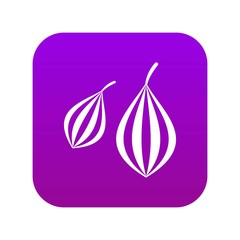 Trachyspermum ammi icon digital purple for any design isolated on white vector illustration