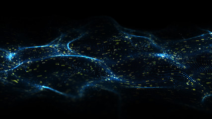 Teahnology abstract background concept.