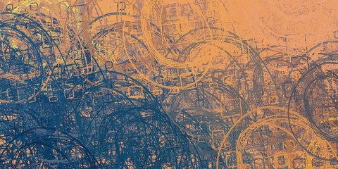 Canvas painting. Colorful background texture. 2d illustration. Texture backdrop. Creative chaos structure.