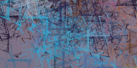 Canvas painting. Colorful background texture. 2d illustration. Texture backdrop. Creative chaos structure.