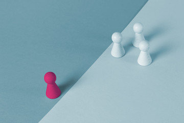 Figure reelationship Difficulties and  mobbing