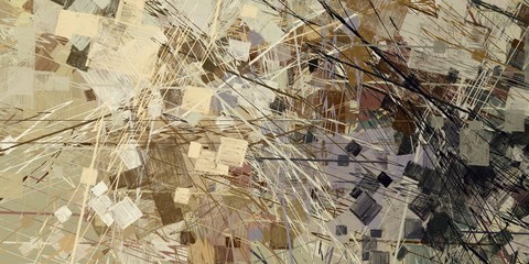 Handmade surreal abstract pattern. Modern artistic canvas. 2d illustration. Texture backdrop painting. Creative chaos structure.