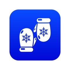 Obraz premium Winter gloves icon. Simple illustration of winter gloves vector icon for web