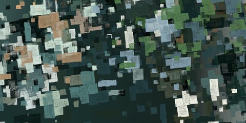 Art wallpaper. Digital canvas. 2d illustration. Texture backdrop painting. Creative chaos structure.