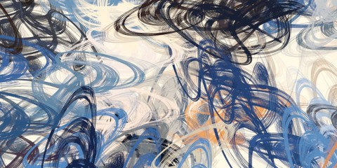 Art wallpaper. Digital canvas. 2d illustration. Texture backdrop painting. Creative chaos structure.