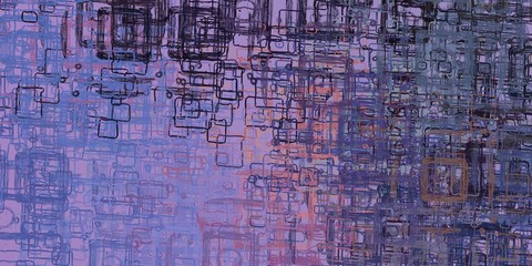 Art wallpaper. Digital canvas. 2d illustration. Texture backdrop painting. Creative chaos structure.