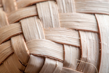 Obraz premium detalhe madeira vime