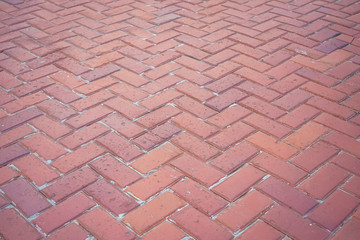 background red pavement tiles
