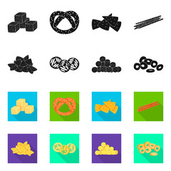 Isolated object of Oktoberfest and bar symbol. Set of Oktoberfest and cooking stock vector illustration.