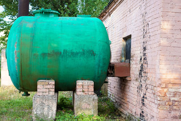 old green barrel