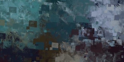 Vintage old fashion painting. 2d illustration. Texture backdrop. Creative chaos structure.