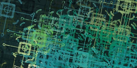 Vintage old fashion painting. 2d illustration. Texture backdrop. Creative chaos structure.