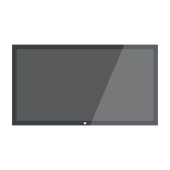 TV modern blank screen lcd. Vector HD TV