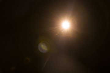 Lens Flare Orange Bright