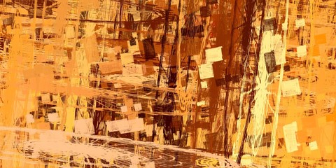 Vintage old fashion painting. 2d illustration. Texture backdrop. Creative chaos structure.