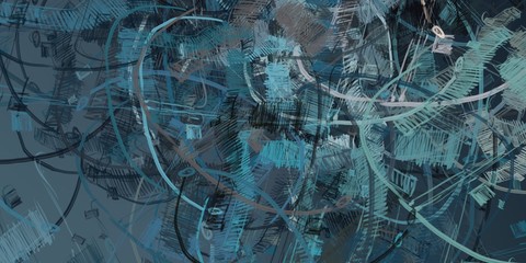 Illustration painted. Rough sketch surface. 2d illustration. Texture backdrop painting. Creative chaos structure.