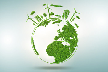 Concept of environmental protection - 3d rendering