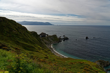 Küste und Landschaft in Galicien, Spanie