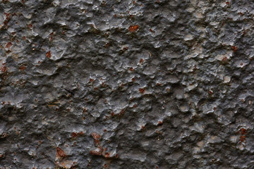 Old metal surface with rust spots