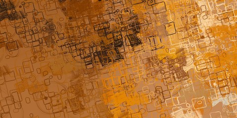 Fototapeta premium Crazy sketch random pattern. Creative chaos and variety structure. Modern art drawing painting. 2d illustration. Digital texture wallpaper. Artistic sketch draw backdrop material. 