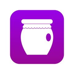 Honey bank icon digital purple for any design isolated on white vector illustration
