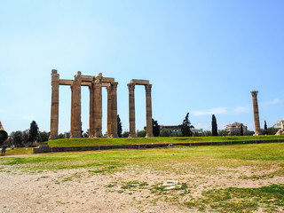 Temple of Olympian Zeus in Athens, Greece