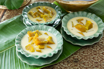 pumpkin in coconut cream