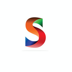 colorfull Letter S logo icon design template elements 