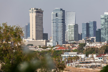 Fototapeta na wymiar Beautiful view of the Tel Aviv.
