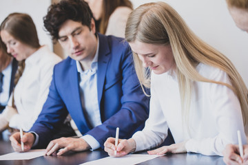 Fototapeta premium Business people in conference room
