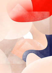 Abstract Shapes composition background. It can be used for print and web design as a background or cover