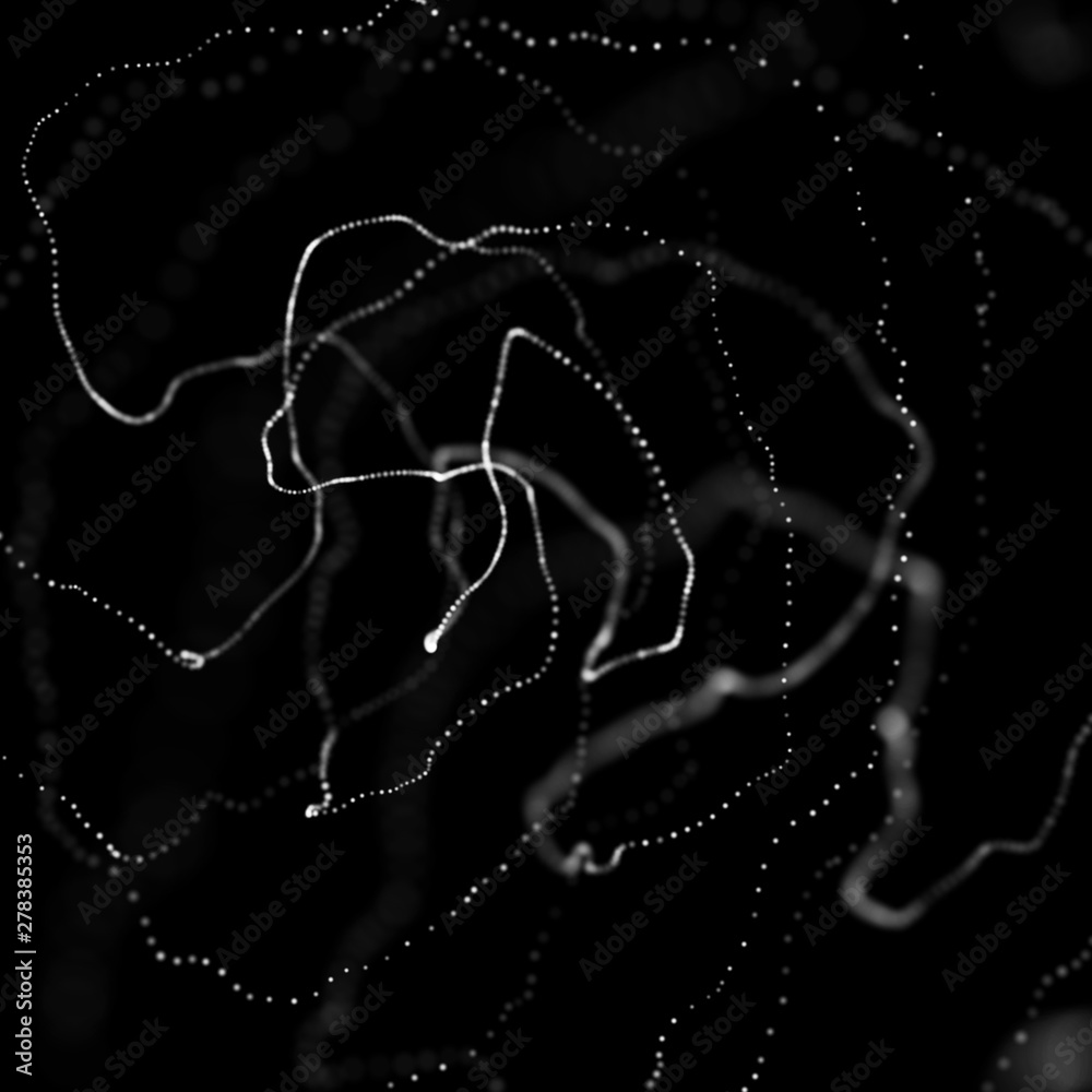 Poster abstract black 3d sphere. sphere with twist lines. glowing lines twisting logo design. outer space o