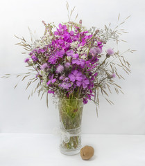 still life, flowers, a bouquet of flowers in a vase