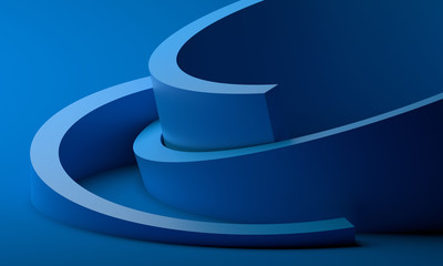 Abstract 3d render, modern background, graphic design