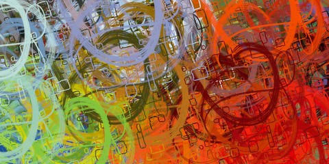 Handmade surreal abstract pattern. Modern artistic canvas. 2d illustration. Texture backdrop painting. Creative chaos.