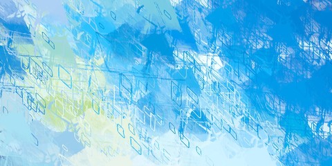 Handmade surreal abstract pattern. Modern artistic canvas. 2d illustration. Texture backdrop painting. Creative chaos.