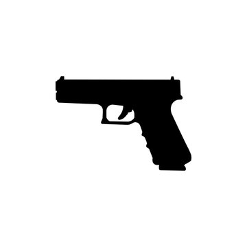 Gun Icon Vector Illustration Template - Vector