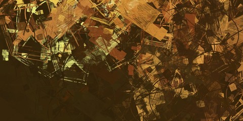 Crazy sketch random pattern. Creative chaos and variety. Modern art drawing painting. 2d illustration. Digital texture wallpaper. Artistic sketch draw backdrop material. 