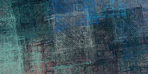 Crazy sketch random pattern. Creative chaos and variety. Modern art drawing painting. 2d illustration. Digital texture wallpaper. Artistic sketch draw backdrop material. 