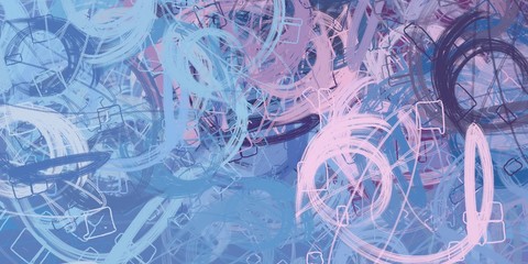 Crazy sketch random pattern. Creative chaos and variety. Modern art drawing painting. 2d illustration. Digital texture wallpaper. Artistic sketch draw backdrop material. 