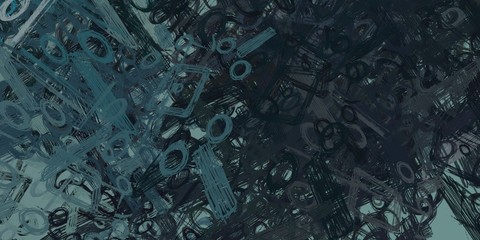 Crazy sketch random pattern. Creative chaos and variety. Modern art drawing painting. 2d illustration. Digital texture wallpaper. Artistic sketch draw backdrop material. 