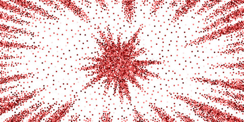 Red gold glitter luxury sparkling confetti. Scatte