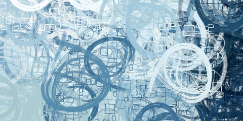 Handmade surreal abstract pattern. Modern artistic canvas. 2d illustration. Texture backdrop painting.