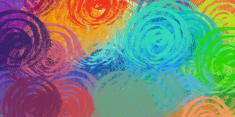 Handmade surreal abstract pattern. Modern artistic canvas. 2d illustration. Texture backdrop painting.